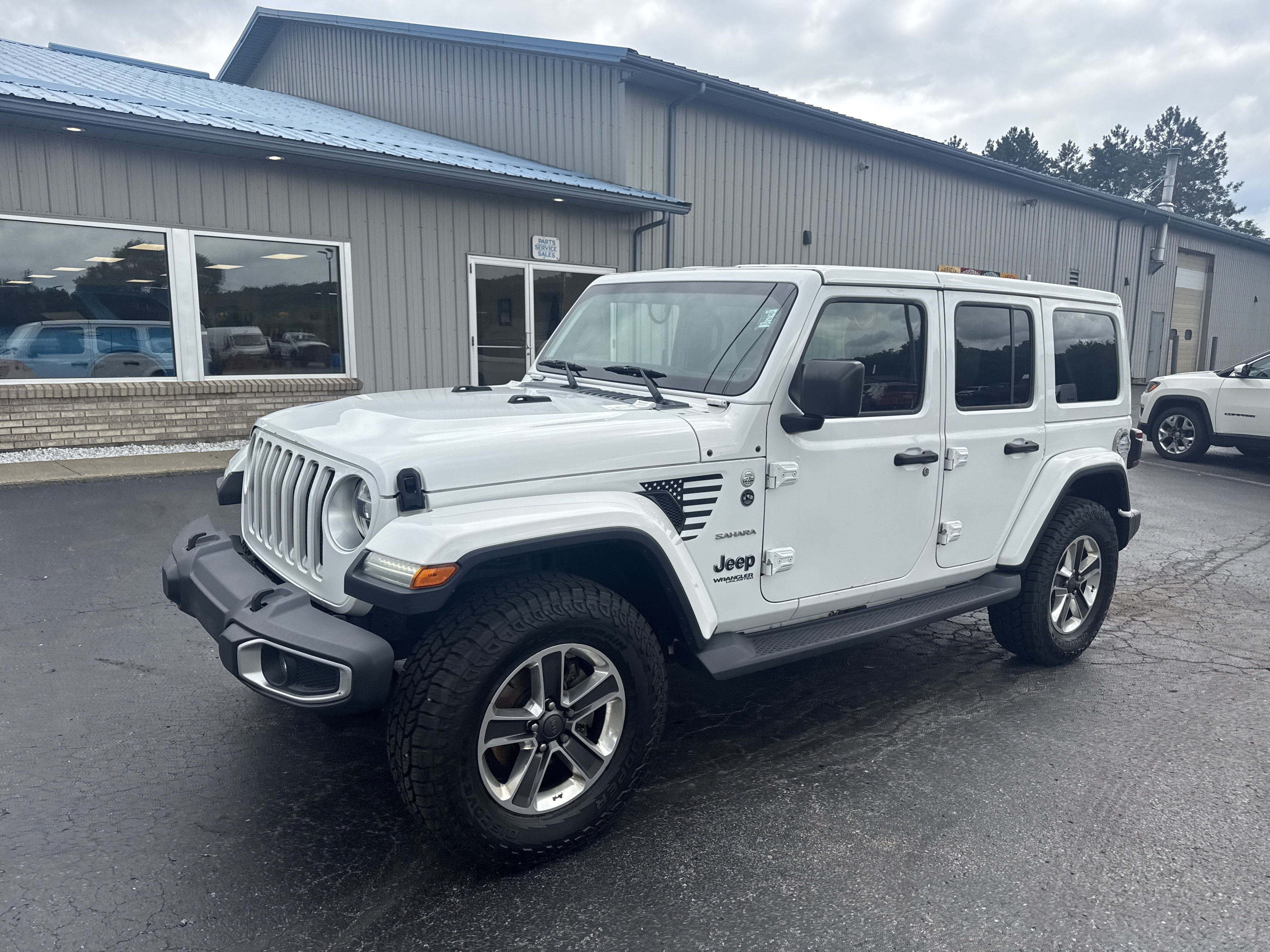 Used 2018 Jeep All-New Wrangler Unlimited Sahara with VIN 1C4HJXEG6JW137330 for sale in Dansville, NY