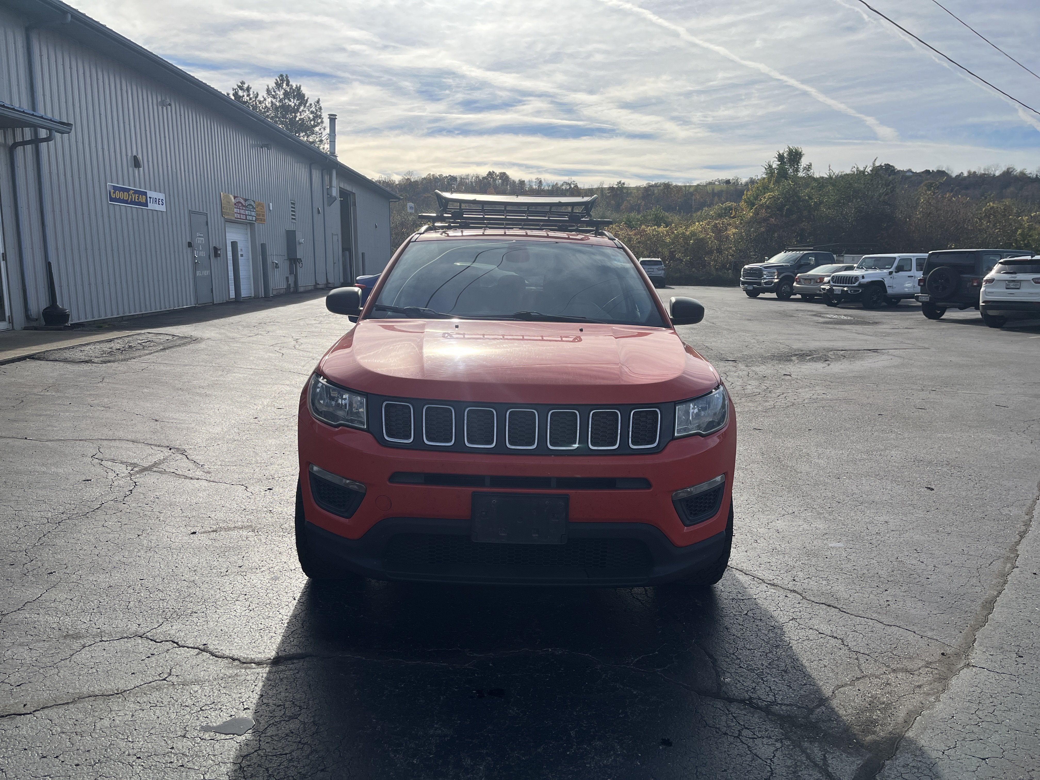 Used 2018 Jeep Compass Sport with VIN 3C4NJDAB7JT212084 for sale in Dansville, NY
