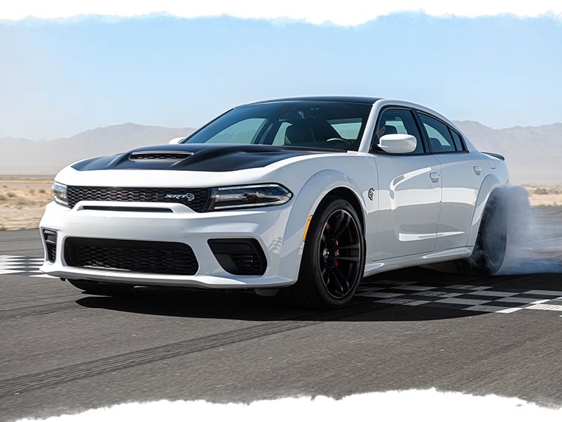 2022 Dodge at the starting line of a car race