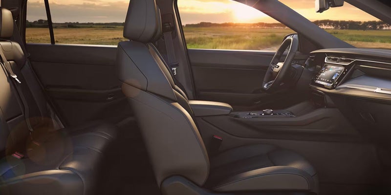 Interior leather seating of 2026 Jeep Cherokee