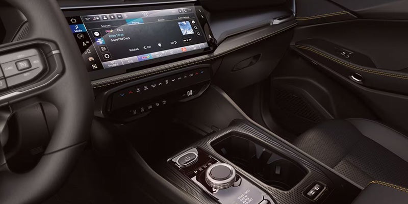 Dashboard showing screen inside 2026 Jeep Cherokee