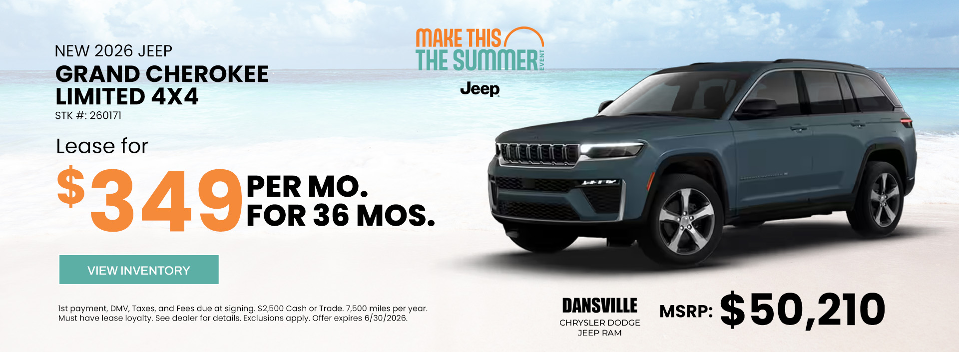 New 2026 Jeep Grand Cherokee Limited 4x4