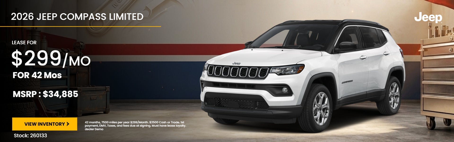 2026 Jeep Compass on offer