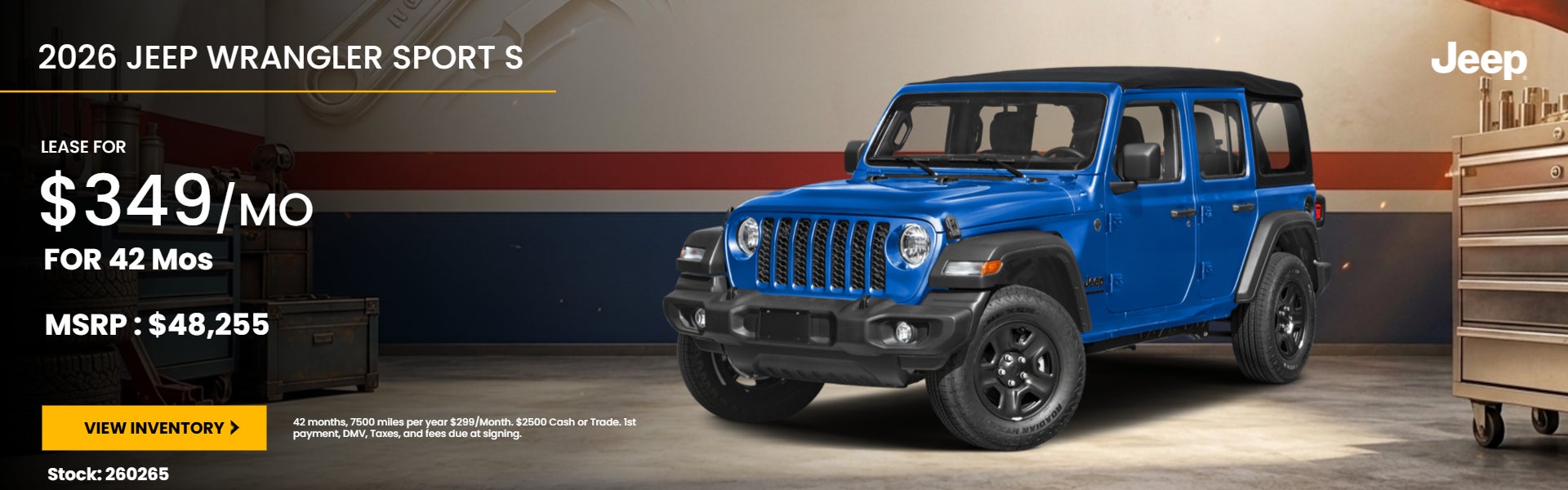 2026 Jeep Wrangler on offer