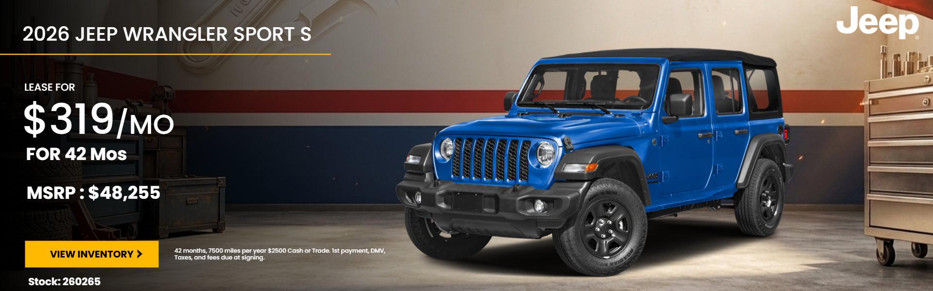 2026 Jeep Wrangler on offer