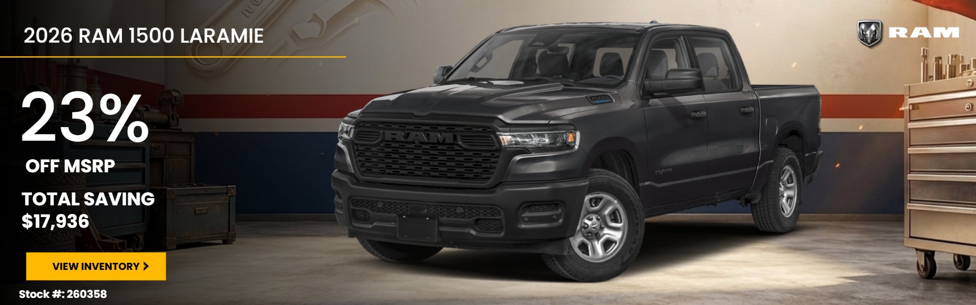 2026 Ram 1500 on offer