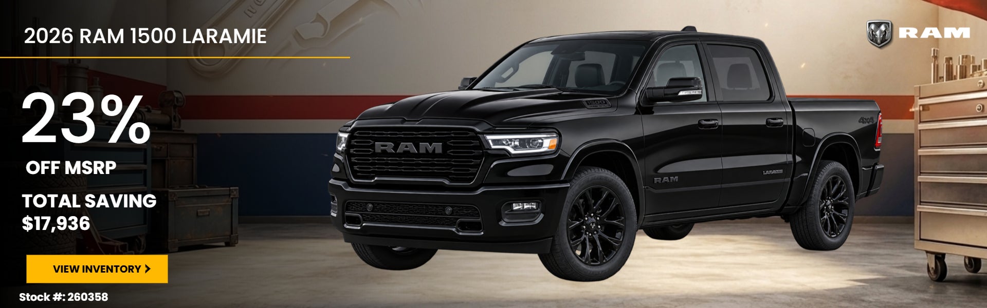 2026 Ram 1500 on offer