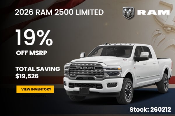 2026 Ram 2500 on offer