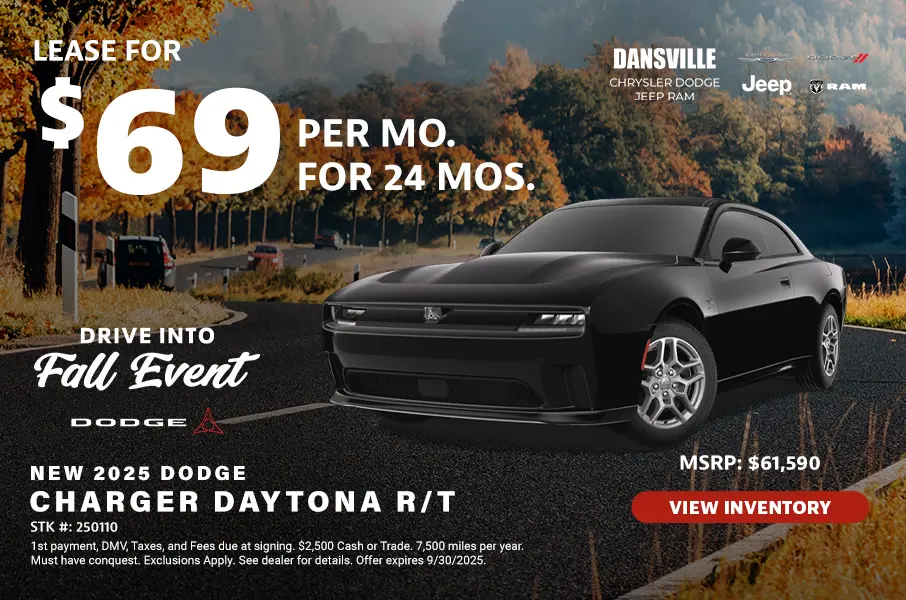 Drive into Fall Event Banner Dodge