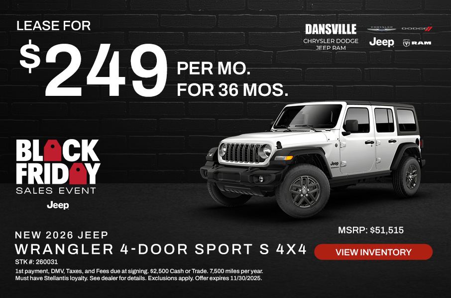 NEW 2026 JEEP WRANGLER SPORT