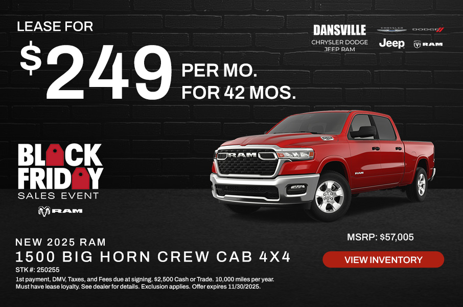 NEW 2025 RAM 1500 BIG HORN CREW CAB